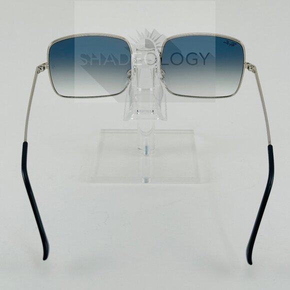 NEW Ray-Ban RB 1971 9149 Silver Square Blue Gradient 54mm Unisex Sunglasses main image 9